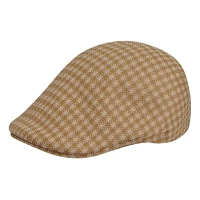 KANGOL Houndstooth Tropic Ivy Cap K1327CO Summer Driving Hat Style - Tan