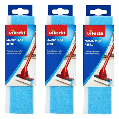 Vileda Magic Mop Angled Head Refill Pack of - X