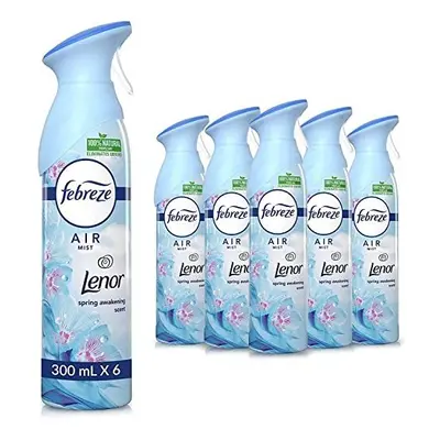 Febreze Air Freshener Spray, Odour Eliminator and Bathroom Freshener, Lenor Spring Awakening, 1.