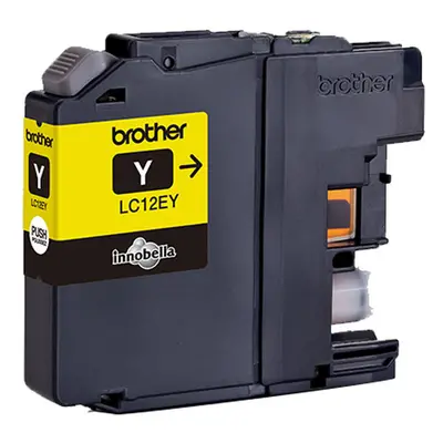 Brother LC-12EY Ink cartridge yellow, 1.2K pages