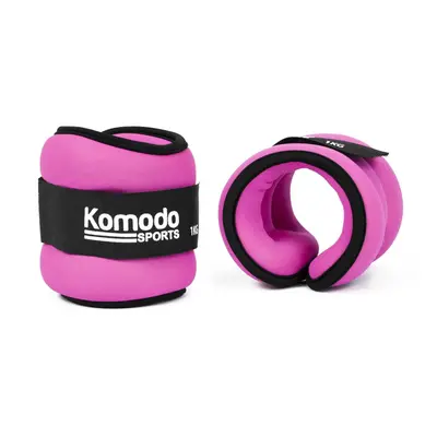 Pink Neoprene Ankle/Wrist Weights - 3kg