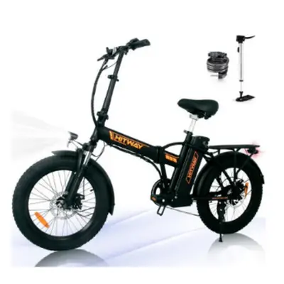 HITWAY BK11 Electric Folding Bike, Fat Tire E Bike 250W