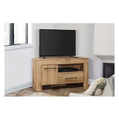 Oak Corner TV Unit Wide Birlea Compton Widescreen Entertainment Unit