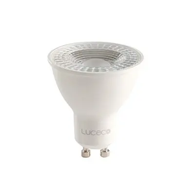 Luceco GU10 W LED Lamp lm K Dimmable - Warm White, Pack of