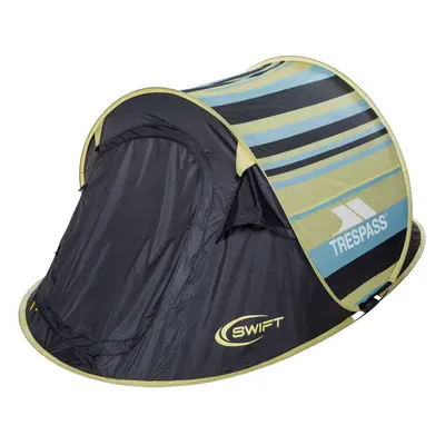 (One Size, Lemongrass Stripe) Trespass Swift Patterned Pop-Up Tent