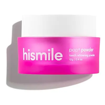 Hismile Pap+ Tooth Whitening Powder, Enamel Safe Whitening, Active Whitening Ingredients, Active