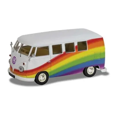 Corgi Volkswagen Campervan Peace Love And Rainbows - 1:43