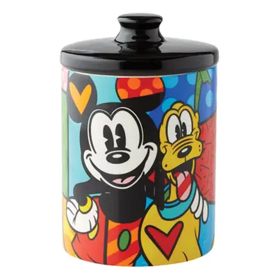 Disney Britto Mickey and Pluto Cookie Jar