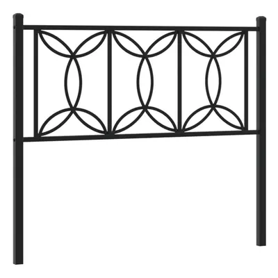 (black, cm) vidaXL Metal Headboard Bedroom Home Decor Bed Header Bed Headboard White cm