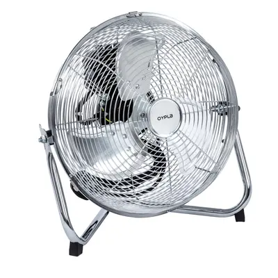 Oypla Electrical 12" Inch Chrome Speed Floor Standing Gym Fan Hydroponic