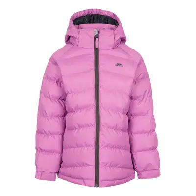 (3-4 Years, Deep Pink) Trespass Girls Padded Jacket Hooded Amira