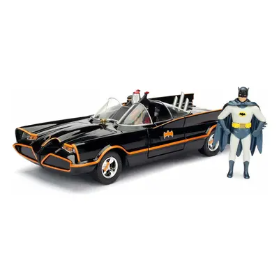 Jada DC Batman Classic TV Series Batmobile With Figure - 1:24 Collection