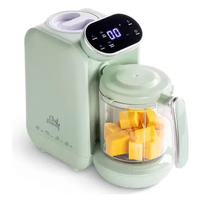 (Green) Baby Food Maker, in Baby Food Processor, Smart Control Multifunctional Steamer Grinder w