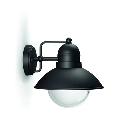 Philips myGarden Hoverfly Vintage Wall Lantern, x W V Bulb - Black