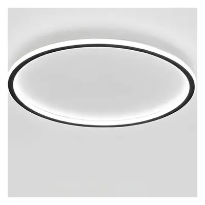 Led Ceiling Light Black, ?30CM Round Ceiling Lamp Modern Minimalist Ceiling Light for Kitchen, H