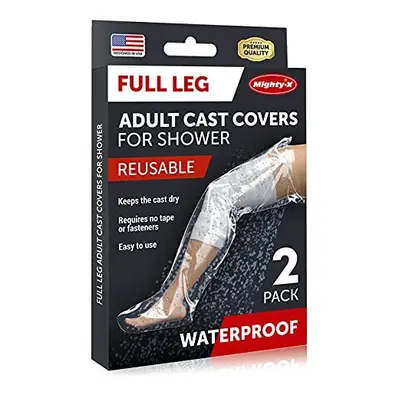 Waterproof Leg Cover for Shower - ?100% Watertight Seal? - Reusable Full Leg Cast Cover for Show