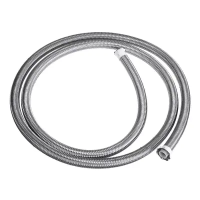 (AN10) Fuel Hose Oil Gas Line PTFE Stainless Steel Braided