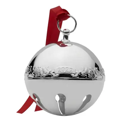 Wallace SilverPlated Sleigh Bell Ornament 52nd Edition for Christmas