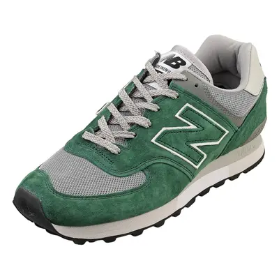 (7.5) New Balance Made In England Mens Fashion Trainers in Green Grey