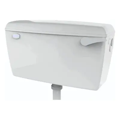 Wall Mounted Lever Toilet Low Level Flushing Cistern - Side Entry