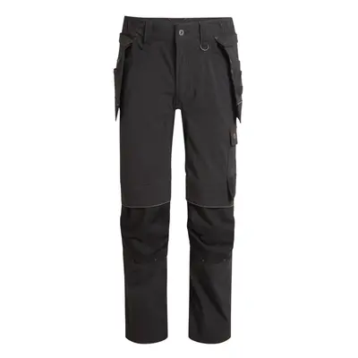 (32R, Carbon Grey/Black) Craghoppers Mens Sheffield Holster Stretch Work Trousers