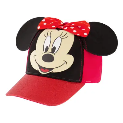 Disney Girls Baseball Cap Minnie Mouse Ears Adjustable Hats For Kids