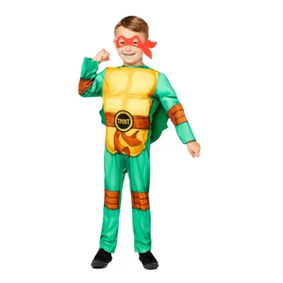 (3-4 years (94-104 cm)) Ninja Turtle costume with child masks