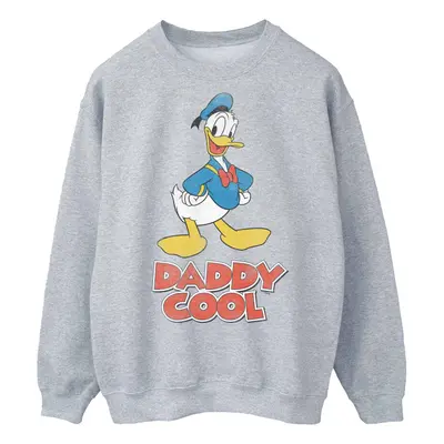 (M, Sports Grey) Disney Mens Daddy Cool Donald Duck Sweatshirt