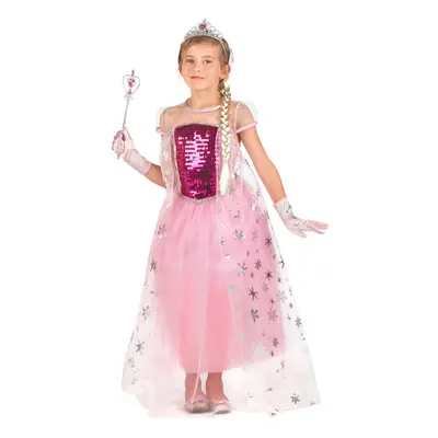 (Ages - 10) Girls' pink princess costume and accessories