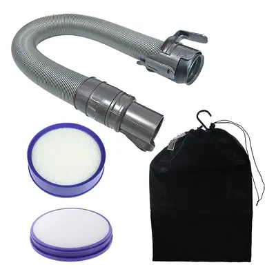 Vacuum Filter Kit + Hose for Dyson DC27 Animal All Floors Pipe (Grey / Steel) Pre & Post Motor +