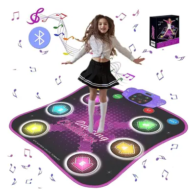 Dance Mat Toy LED Kids Electronic Dance Pad Musical Dancing Play Mat