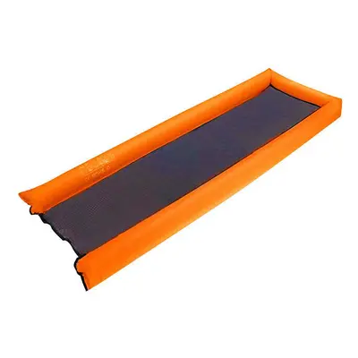 (Orange) Summer Water Hammock Swimming Pool Inflatable Air Mattress Lounge Bed Floating Sleeping