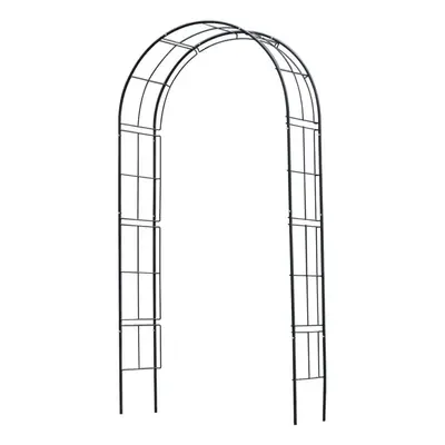 Nature Garden Arch Metal Black