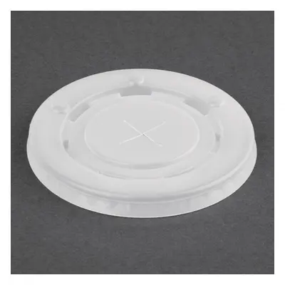 Fiesta Recyclable Polystyrene Lids for 16oz/20oz Cold Paper Cups 90mm (Pack of 1000)