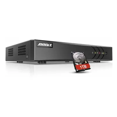 ANNKE 1TB Hard Drive + Channel CCTV DVR 1080P Lite Digital Video Recorder With HDMI Output, Quic