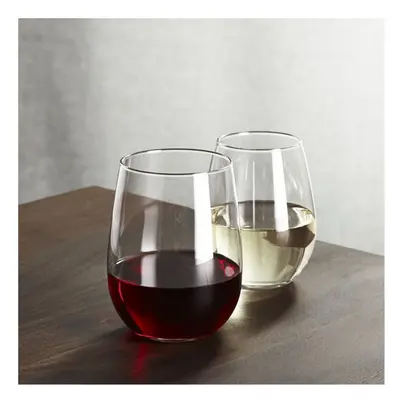 (Box of 50) Unbreakable Tritan Stemless Wine Glasses 390ml