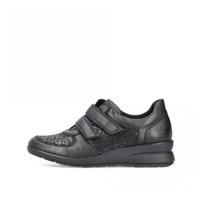 (UK 6, Black) Rieker L4868-00 Womens Shoes Black