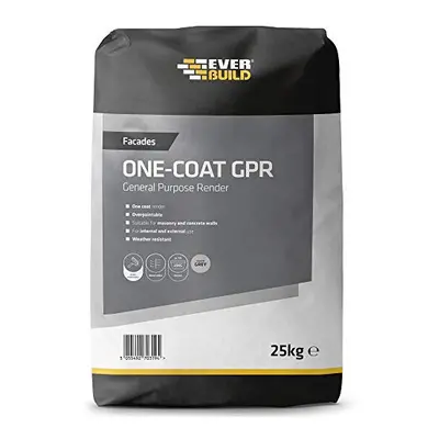 One Coat General Purpose Render, Grey, kg