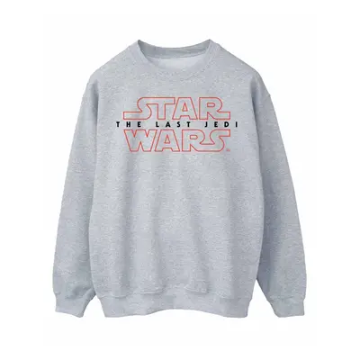 (XXL, Sports Grey) Star Wars: The Last Jedi Mens Logo Sweatshirt