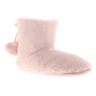 (Pink, (Adults')) Ted Baker Womens Slipper Boots Faux Fur Hamonda pink UK Size