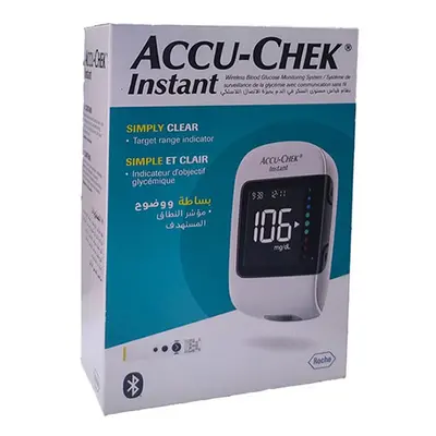 ACCU-CHEK Instant Blood Glucose Monitoring Kit: Quick Results, User-Friendly, Portable Design, R