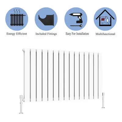 (White, 600*1020mm?double?) Flat Panel Column Radiator