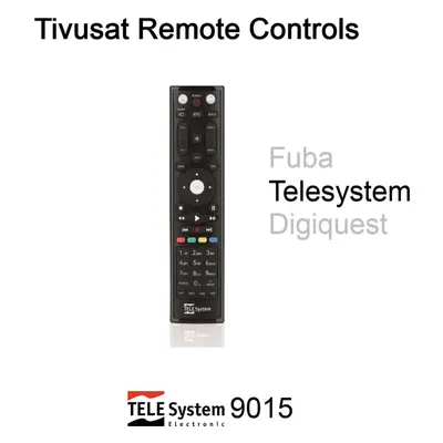 (Telesystem, TS9015 HD) Genuine Original Tivusat Remote Control For Fuba Telesystem Digiquest