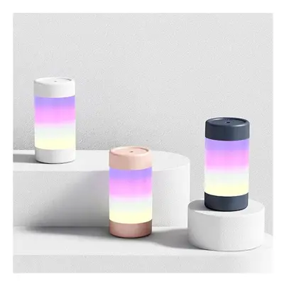 (Pink) 300ml USB Humidifier Portable Aromatherapy Essential Oil Diffuser with Color LED Lamp Mis