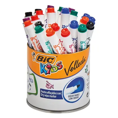 BIC Kids Mini Velleda Whiteboard Markers - Pot of