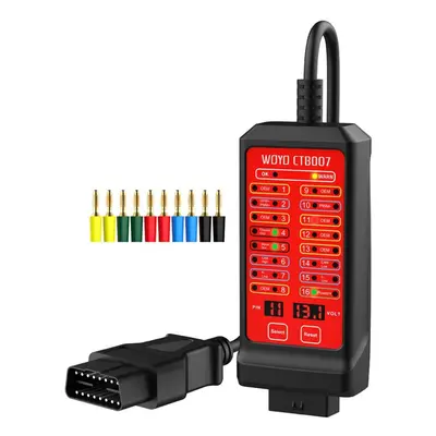 (multicolor) Woyo V V Portable Can Tester Pin Break Out Box Detection Can Bus Circuit Tester Veh