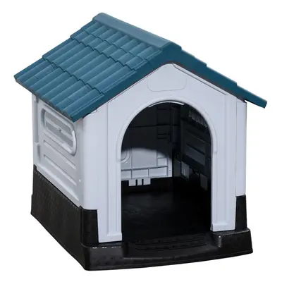 PawHut Dog Kennel for Outside Plastic Dog House for Dogs, 64.5 x x 66cm