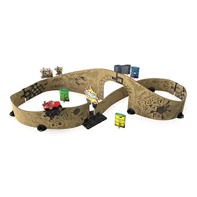 VTech Car-Board Racers Monster Truck & Track, Cardboard Race PlaySet with Stunt Jump for Kids, T