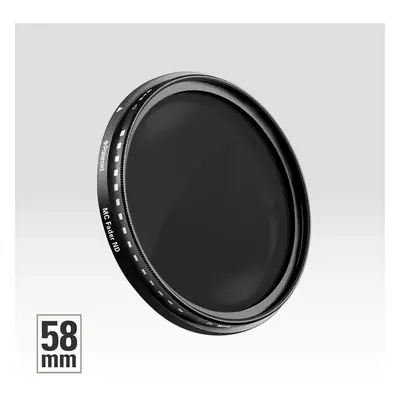 (58mm) Polaroid HD Vari Neutral Density Filter - ND2-2000