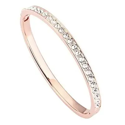 Ted Baker Clemara Hinge Crystal Bangle - Gold, Rose Gold and Silver Tone Options